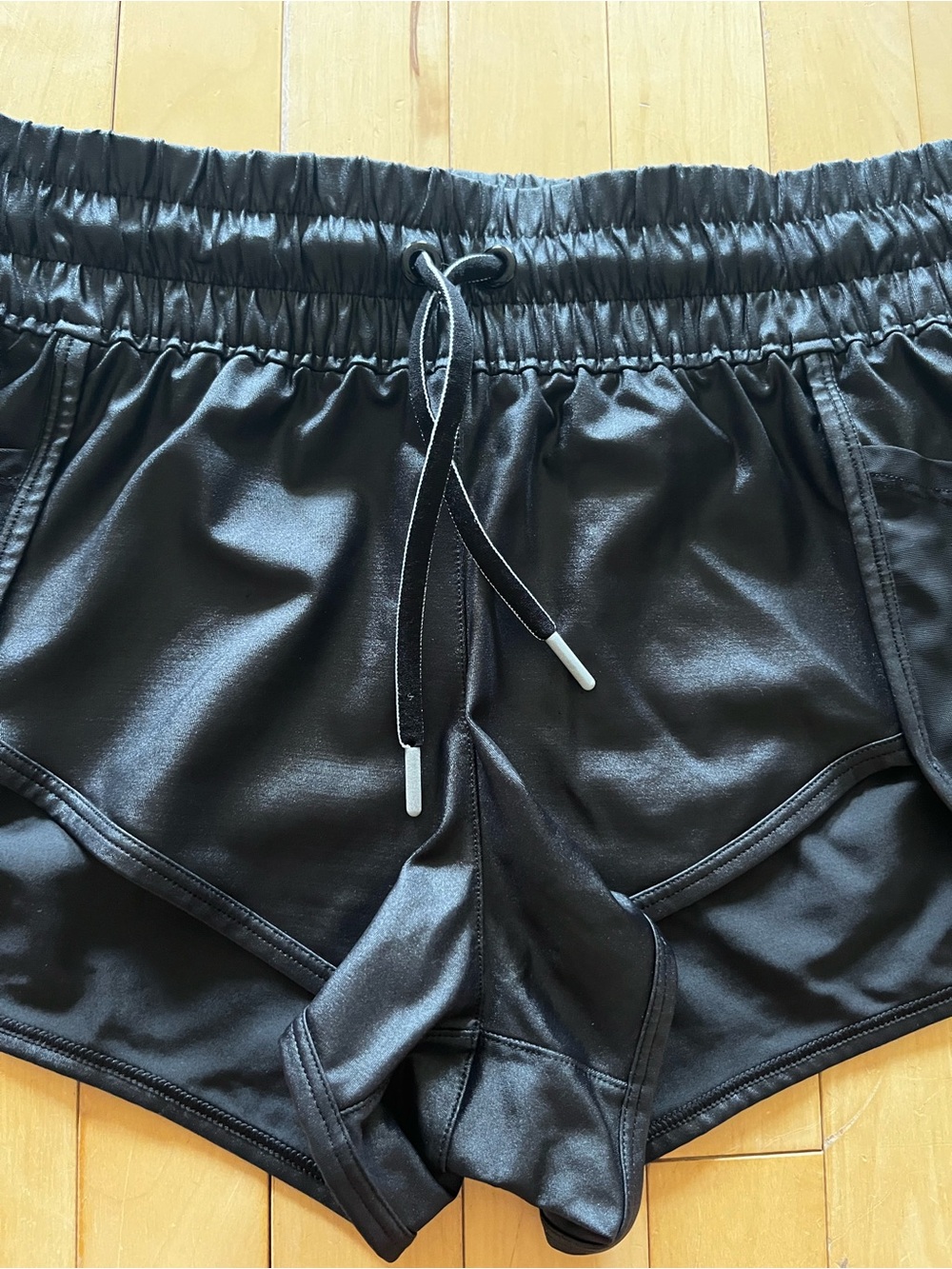 Victoria's Secret Black Athletic Shorts with Drawstring - Picture 5 of 8